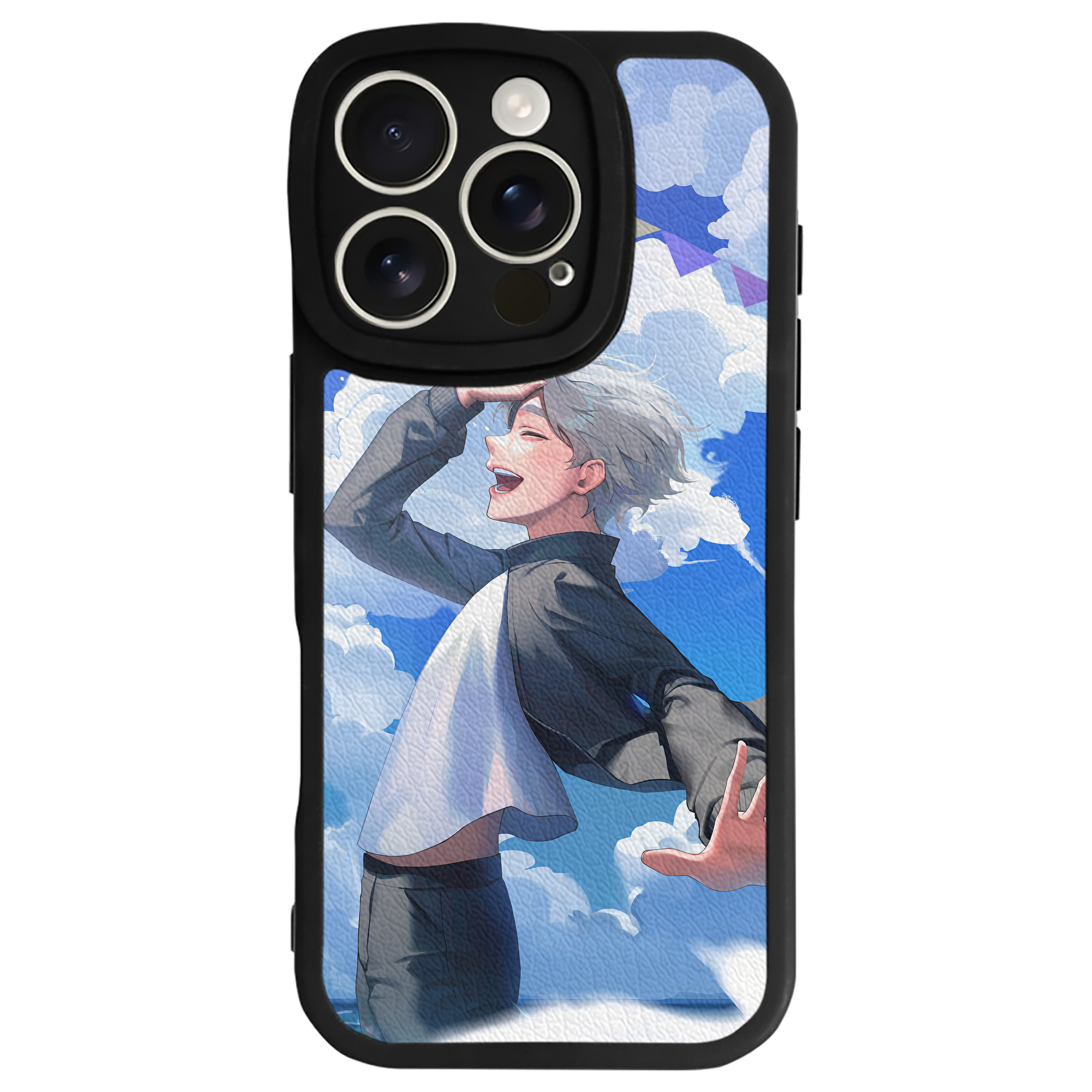 （画像用） ハイキュー!! Haikyu!! 【iPhone 16シリーズ対応】シリコンスマホケース（レザー調） 材質：シリコン